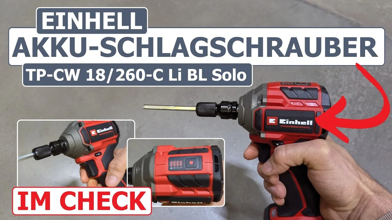 Video: Einhell Professional TP-CW 18/260-C Li BL-Solo