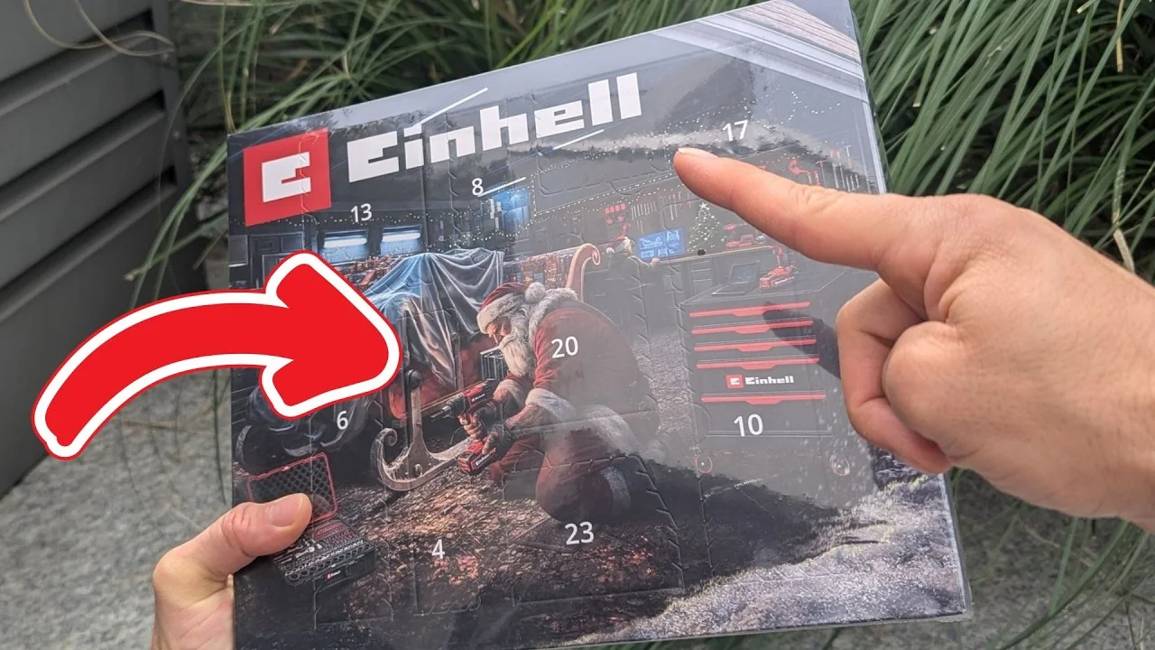 Video: Einhell 48-tlg. Werkzeug-Adventskalender 2026