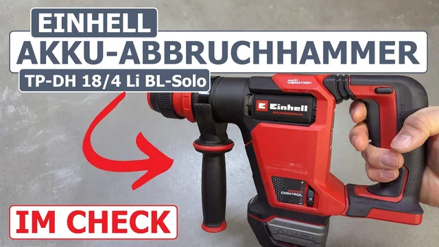 Einhell TP-DH 18/4 Li BL Solo