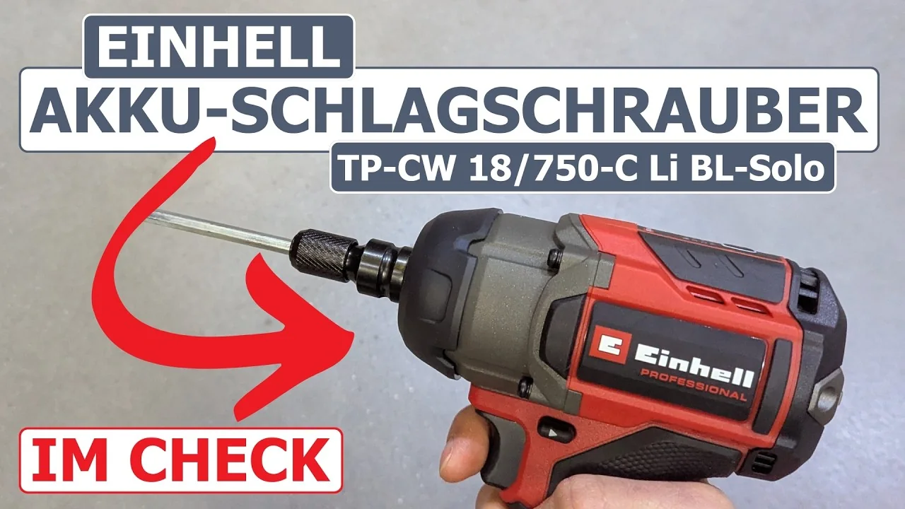 Video: Einhell Professional TP-CW 18/750-C Li BL-Solo