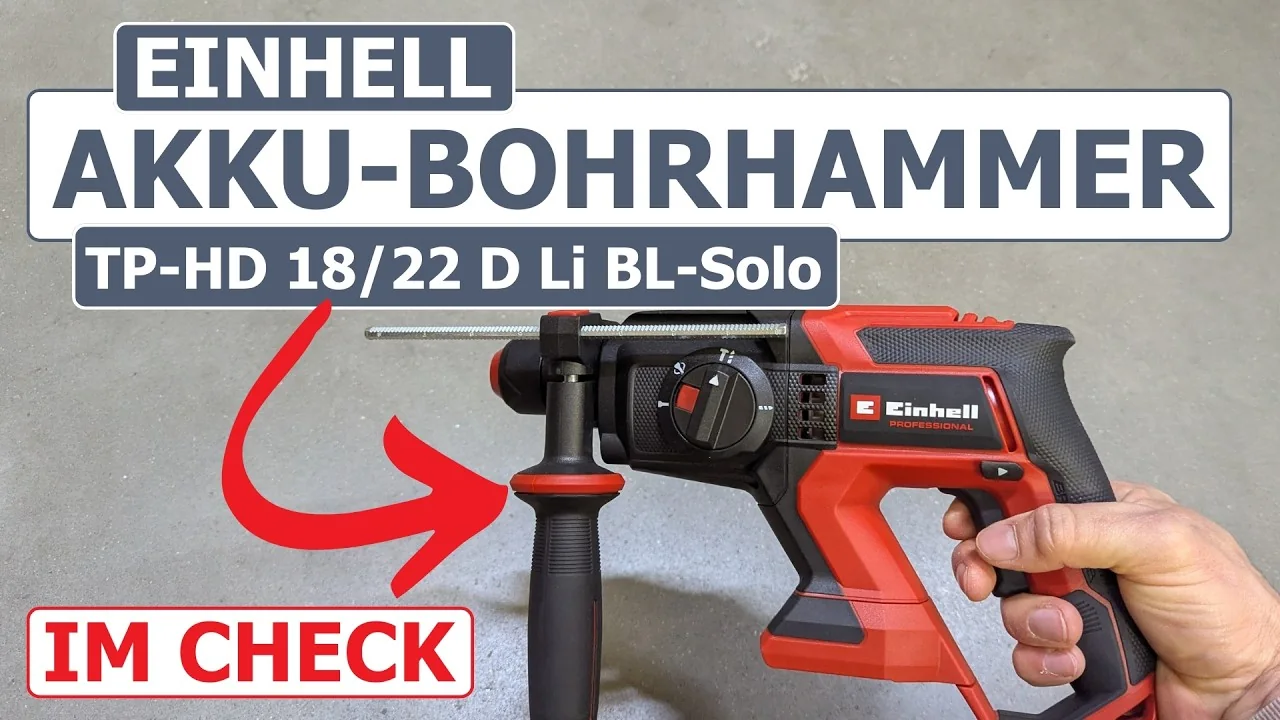 Video: Einhell TP-HD 18/22 D Li BL
