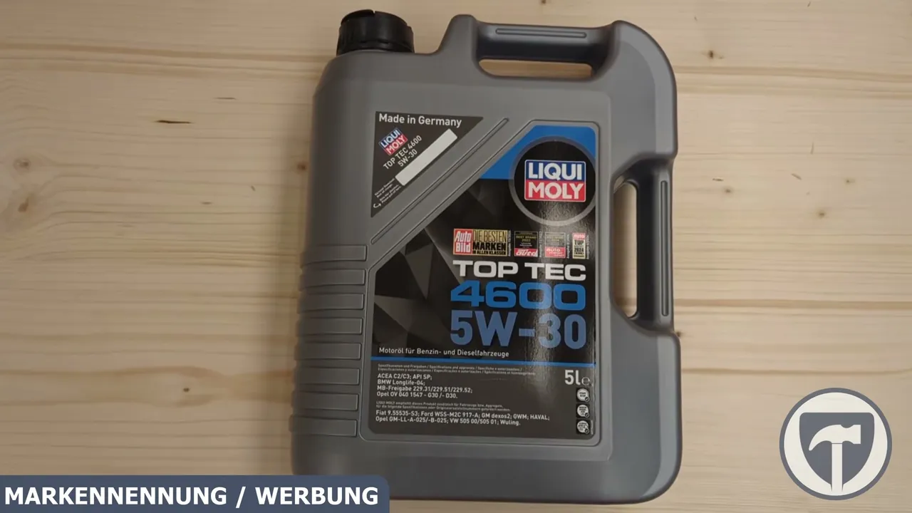 Der 5-Liter-Kanister des Top Tec 4600 5W-30 von Liqui Moly eignet sich für moderne Benzin- und Dieselfahrzeuge.