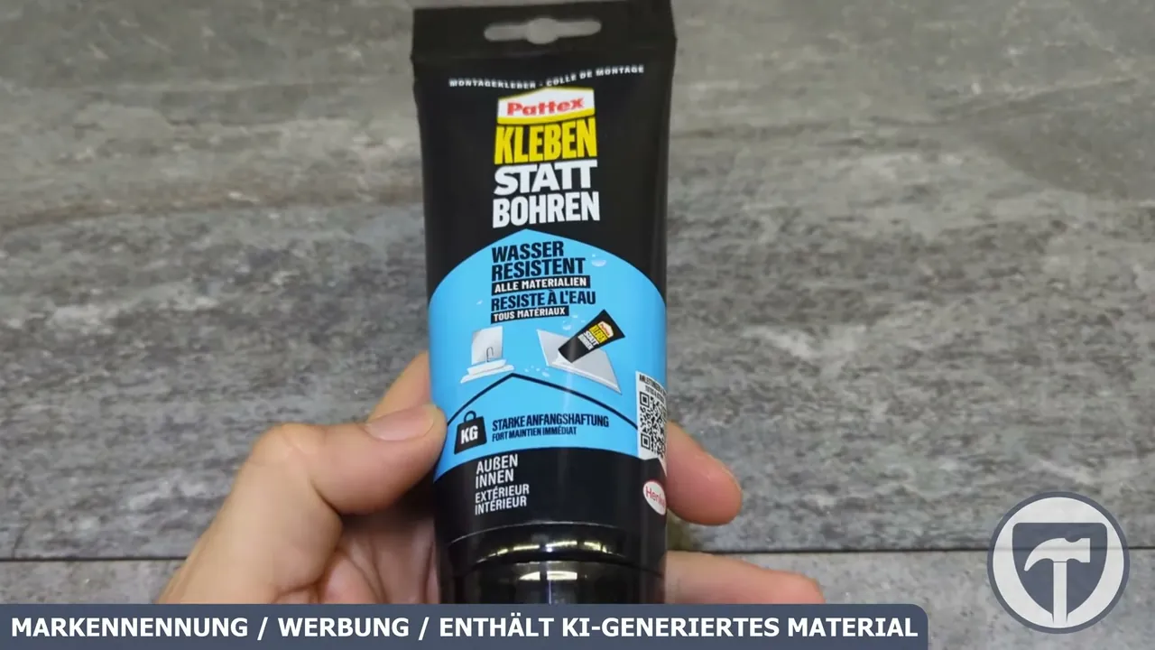 Der Pattex Montagekleber bietet eine hohe Anfangshaftung von bis zu 120 kg/m² für Verklebungen im Innen- und Außenbereich.