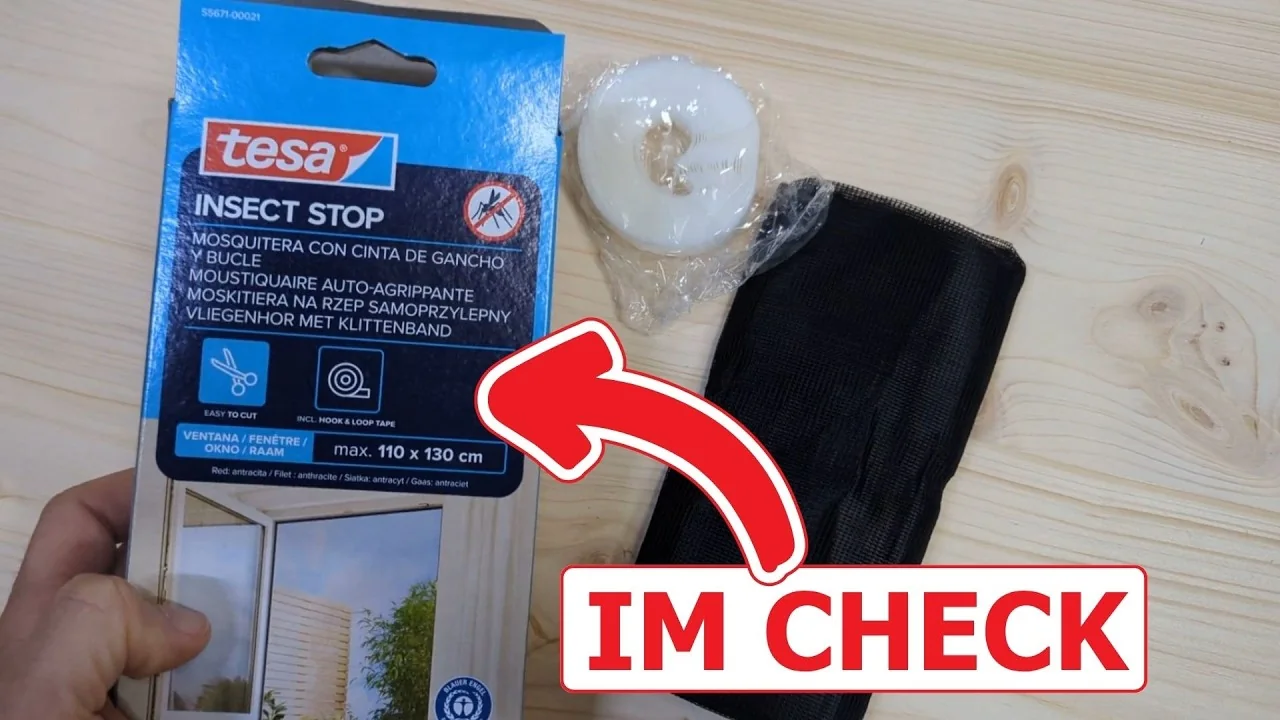 Video: tesa INSECT STOP Klett Fliegengitter