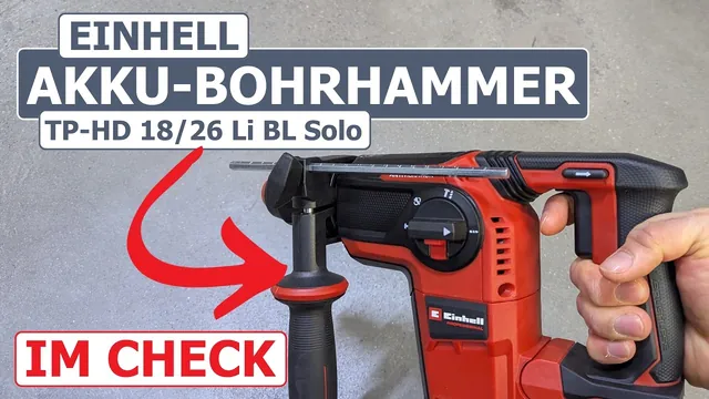 Einhell Professional TP-HD 18/26 Li BL