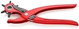 Knipex - Revolverlochzange rot pulverbeschichtet 220 mm