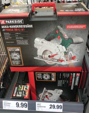 Lidl Akku Handkreissäge Parkside