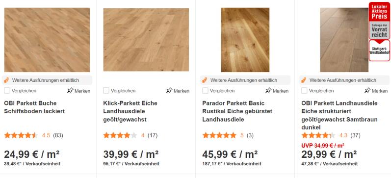 Parkettboden Preis Kosten