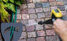 Pflastersteine reinigen